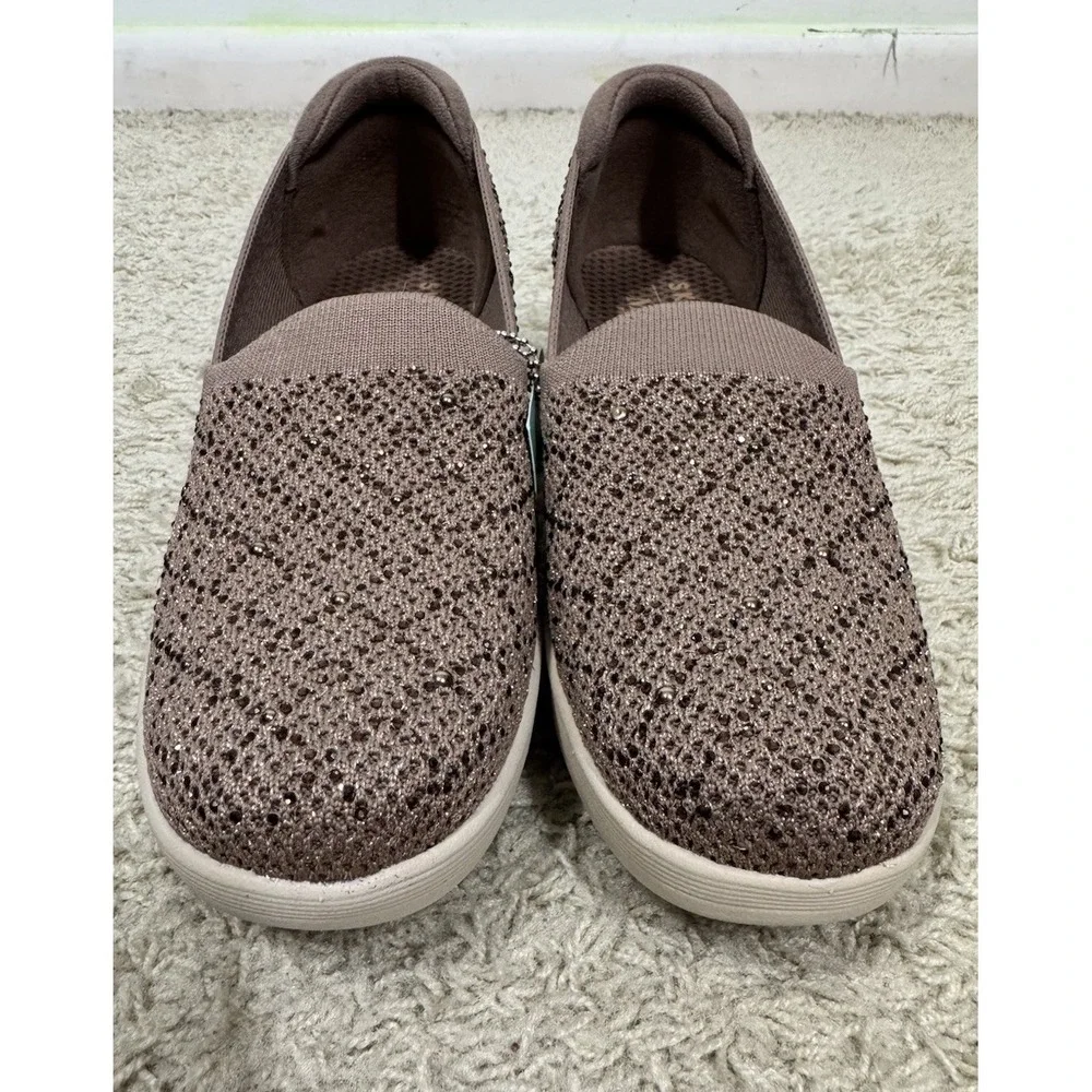 Skechers Martha Stewart Pier-Lite Reflection Slip-On Wedge Shoes Size 8 Brown - Picture 3 of 13